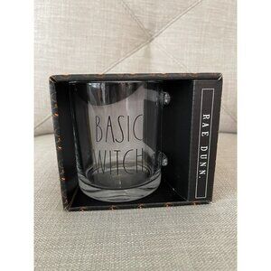 HTF NWT Rae Dunn Basic Witch Glass Mug